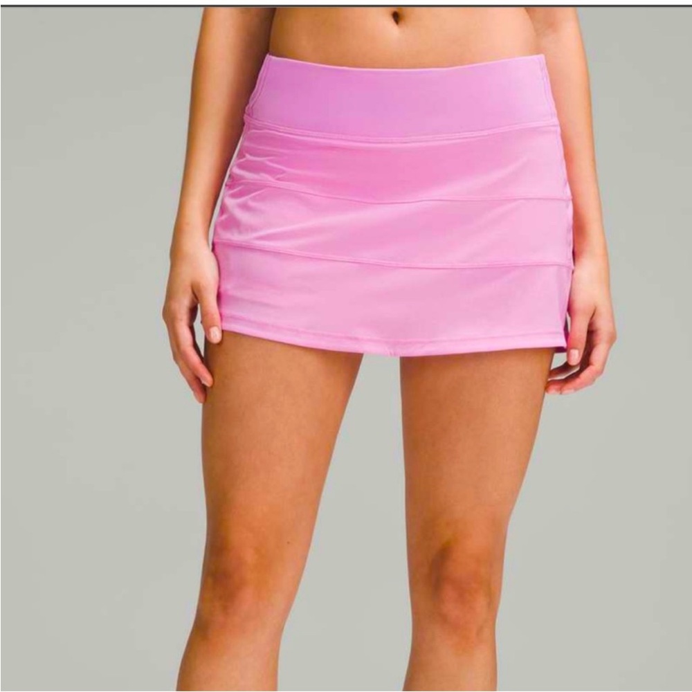 Lululemon pace rival skirt regular length dahlia mauve